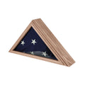 Air force flag case for 3ft x 5ft or 5ft x 9.5ft Flag Oak - Fit 3' x 5' flag or Fit 5' x 9.5' Casket flag. The Military Gift Store