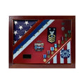 USCG Flag Cases, Coast Guard Flag Case fit 5' x 9.5' flag - Cherry Wood Material. The Military Gift Store