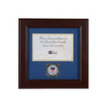 U.S. Coast Guard Medallion 4-Inch by 6-Inch Landscape Picture Frame The Military Gift Store