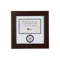U.S. Navy Medallion 4-Inch by 6-Inch Landscape Picture Frame The Military Gift Store