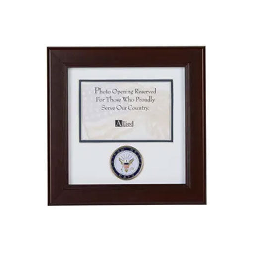 U.S. Navy Medallion 4-Inch by 6-Inch Landscape Picture Frame The Military Gift Store