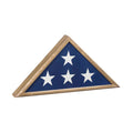 Veteran Flag Case - Vintage Oak - Fit for 5' x 9.5' Flag. The Military Gift Store