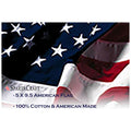 American Made Burial Flag - 5' x 9.5' flag. The Military Gift Store