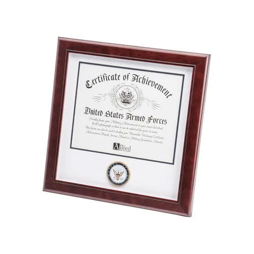 U.S. Navy Medallion 8-Inch by 10-Inch Certificate Frame The Military Gift Store