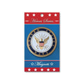 Flags Connections - Heroes Series Navy Medallion Small Magnet - 2.25 Inches. The Military Gift Store
