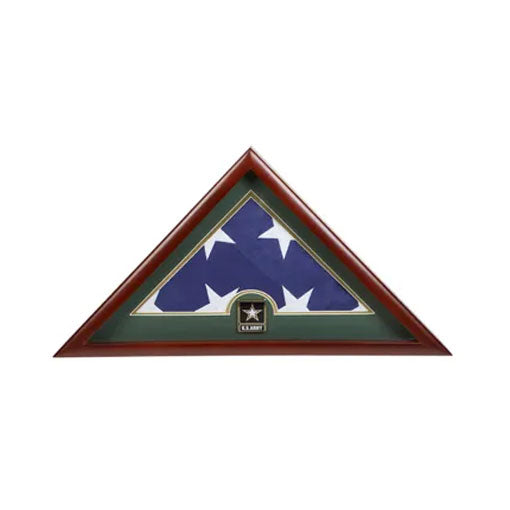 Army Flag Display Case Complete With Official Interment Flag. The Military Gift Store