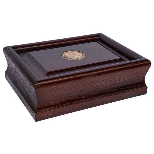 Flags Connections - Patriot Urn - Navy - Cherry. The Military Gift Store