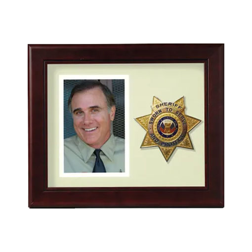8X10 MAH HRZ Sheriff Frame The Military Gift Store