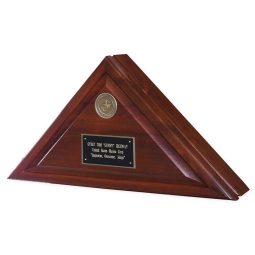 Flags Connections - Heritage Flag Case - Marine Corps Seal. The Military Gift Store