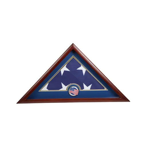 Medallion Flag Display Case, Memorial Flag Display case - US Flag. The Military Gift Store