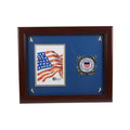 U.S. Coast Guard Medallion 5-Inch by 7-Inch Picture Frame with Stars The Military Gift Store