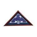 Medallion Flag Display Case, Memorial Flag Display case - Air Force Wings Medallion. The Military Gift Store