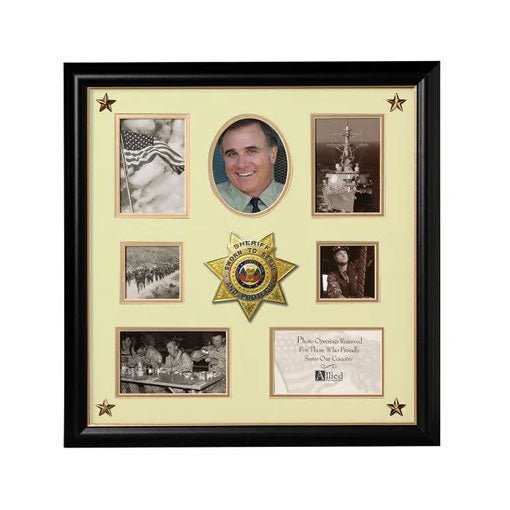 16X17 Sheriff Collage Frame The Military Gift Store