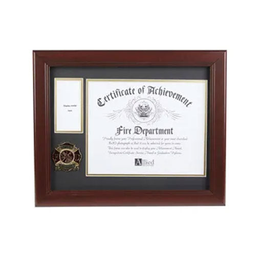 Firefighter Medallion 8-Inch by 10-Inch Certificate and Medal Frame The Military Gift Store