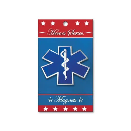 Flags Connections - Heroes Series EMS Medallion Large Magnet - 3.75 Inches. The Military Gift Store