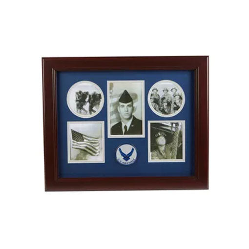 Aim High Air Force Medallion 5 Picture Collage Frame The Military Gift Store