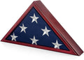 Flag Connections Flag Case for American Veteran Burial Flag 5x9 Feet (Mahogany). The Military Gift Store