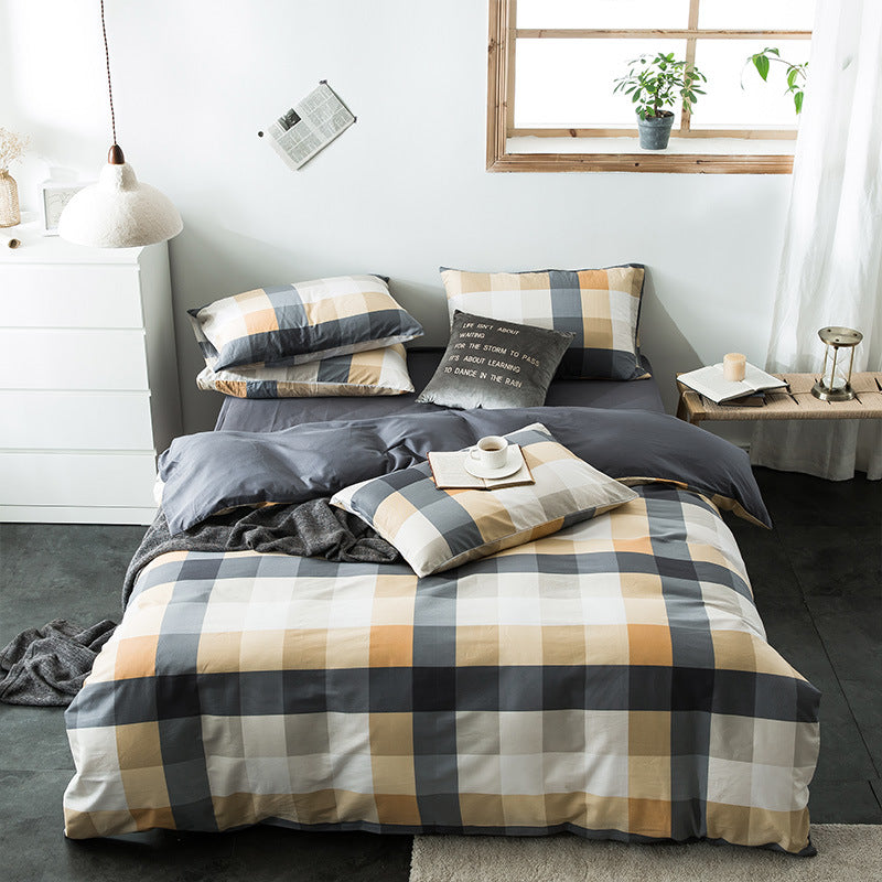 Check cotton bedding Pi-Mart