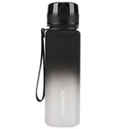 500/1000ml Sport Water Bottle BPA Free With Bounce Lid Time Marker Leak-proof Frosted Plastic Cup for Outdoor Fitness Gym  Motivational Sports Water Bottle with Time Marker Leakproof Drinking Bottle for Fitness Gym Outdoor Cycling Running Hiking Stevvex