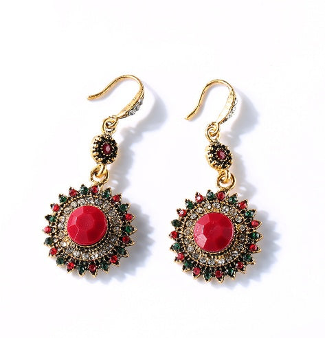 Traditional Ruby Earring Pi-Mart