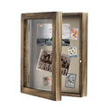 Shadow Box Frame 8x10 Shadow Box Display Case with Linen Back The Military Gift Store