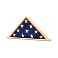 Memorial Flag Display Shadow Box - Walnut Material. The Military Gift Store