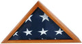 Flag Connections Officers Flag and Display Case, 5 by 9.5-Feet, Solid Oak The Military Gift Store