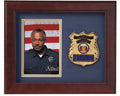 Flag Connections Police Officer Vertical Picture Frame. The Military Gift Store
