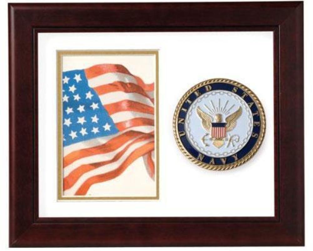 Flag Connections United States Navy Vertical Picture Frame. The Military Gift Store