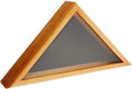 Flag Connections Cadet III Flag Display Case for 5ft x 9.5ft Flag - Oak Case The Military Gift Store
