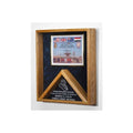 Military Awards and Flag Display Cases With Personalized text The Military Gift Store