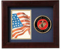 Flag Connections United States Marine Corps Vertical Picture Frame. The Military Gift Store