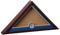 Flag Connections US Patriotic Internment Burial Flag Display Case with American Flag Medallion The Military Gift Store