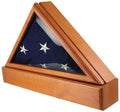 Flag Connections Officers Flag Display Case for 5ft x 9.5ft Flag and Optional Pedestal The Military Gift Store