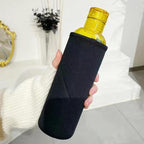 500ml Glass Water Bottle with Time Marker Transparent Milk Cup Outdoor Sports Portable Leakproof Drink Bottle with Cup Sets Water Bottle Leak-proof Time Scale Print Transparent High  Bottle for Office Water Bottle
