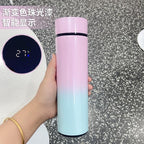 500ml Stainless Steel Intelligent Insulation Water Bottle Vacuum Bottle Insulation Touch Intelligent Temperature Display  Intelligent Touch Display Temperature 304 Stainless Steel Thermos Water Bottle Stevvex