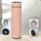 500ml Stainless Steel Intelligent Insulation Water Bottle Vacuum Bottle Insulation Touch Intelligent Temperature Display  Intelligent Touch Display Temperature 304 Stainless Steel Thermos Water Bottle Stevvex