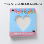 50/100 Pockets Photo Album Hollow Heart Mini Photocard Holder 4/6 Inches Card Binder & Stickers Storage Business Card Bag Polaroid Book Album Gifts For Valentines Day Stevvex