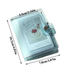 50/100 Pockets Photo Album Hollow Heart Mini Photocard Holder 4/6 Inches Card Binder & Stickers Storage Business Card Bag Polaroid Book Album Gifts For Valentines Day Stevvex