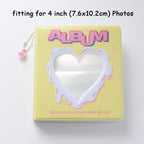 50/100 Pockets Photo Album Hollow Heart Mini Photocard Holder 4/6 Inches Card Binder & Stickers Storage Business Card Bag Polaroid Book Album Gifts For Valentines Day Stevvex