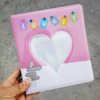 50/100 Pockets Photo Album Hollow Heart Mini Photocard Holder 4/6 Inches Card Binder & Stickers Storage Business Card Bag Polaroid Book Album Gifts For Valentines Day Stevvex