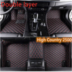 Fully Surrounded Car Leather Floor Mat Pad All Weather Protection Pi-Mart