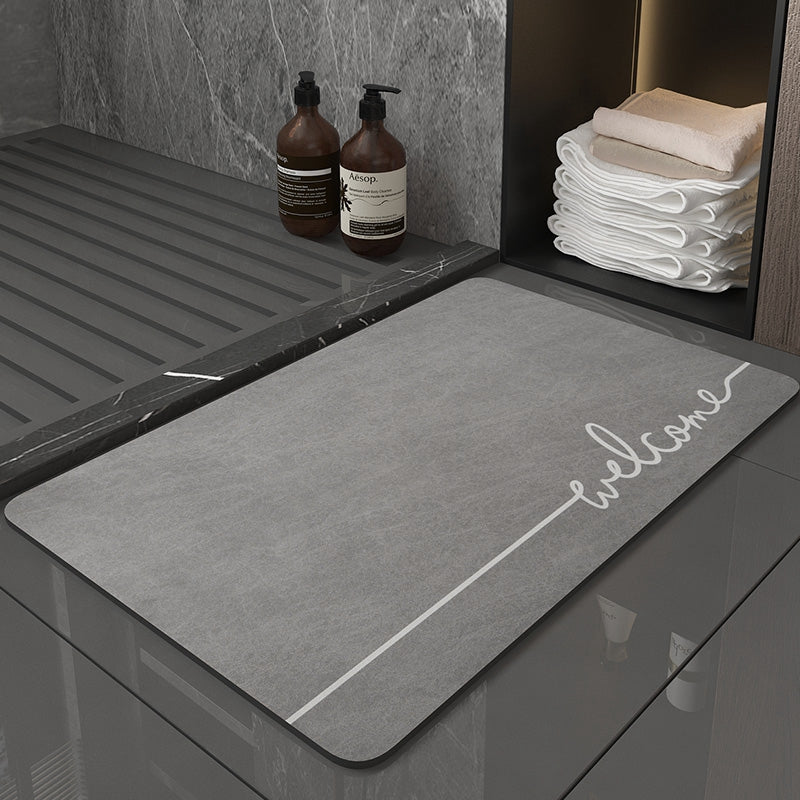 Diatom Mud Absorbent Pad Toilet Floor Mat Soft Non-slip Pi-Mart