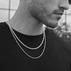 Twisted Rope Links Collar Necklace Pi-Mart