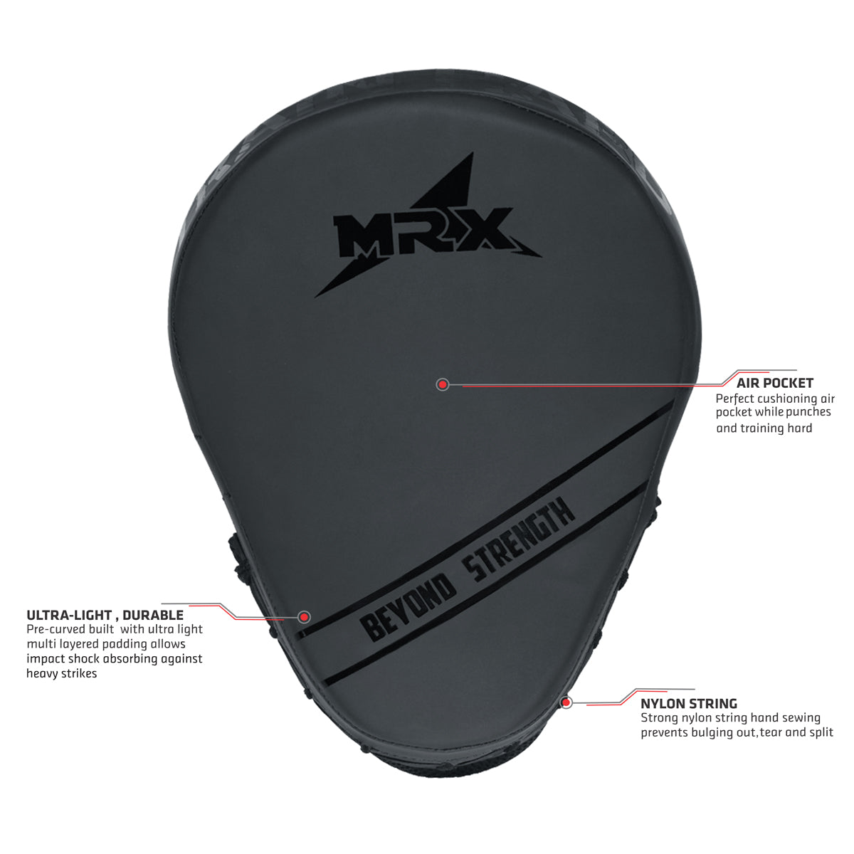 MRX Boxing Hook & Jab Pads MMA Focus Punching Mitts Training kickboxing - SJB-DIAMOND ELITES