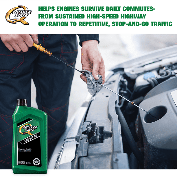 Quaker State Conventional Synthetic Blend 5W-30 Motor Oil, 1 Quart EasyOptionXY LLC