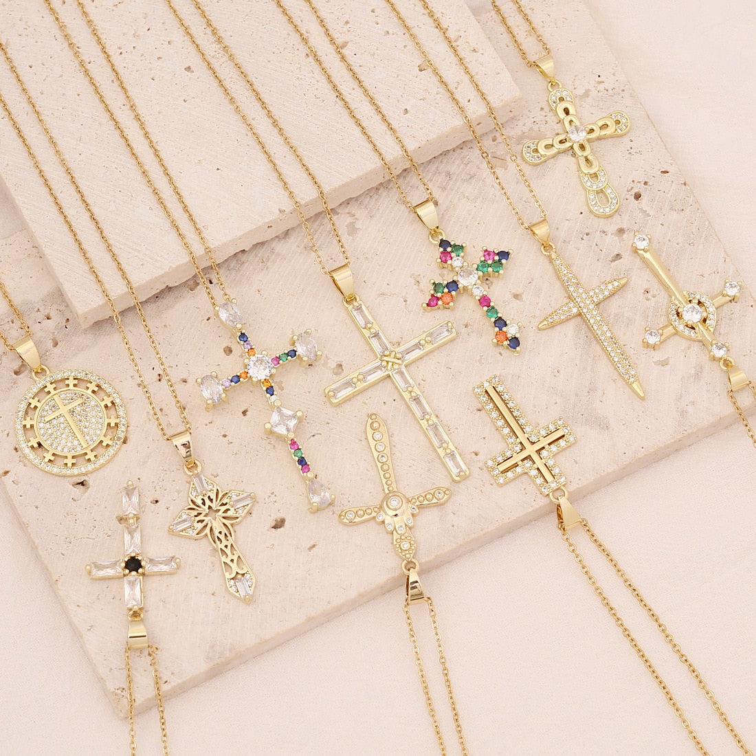 Gold Plated Pendant Necklace Pi-Mart