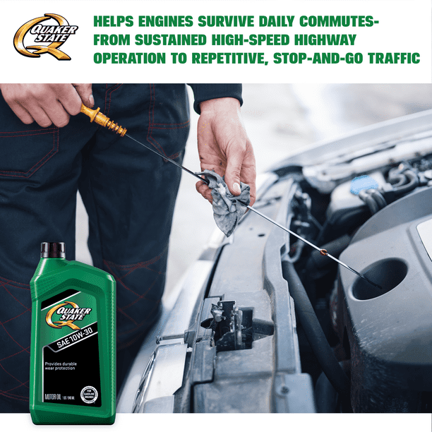 Quaker State Conventional Synthetic Blend 10W-30 Motor Oil, 1 Quart EasyOptionXY LLC