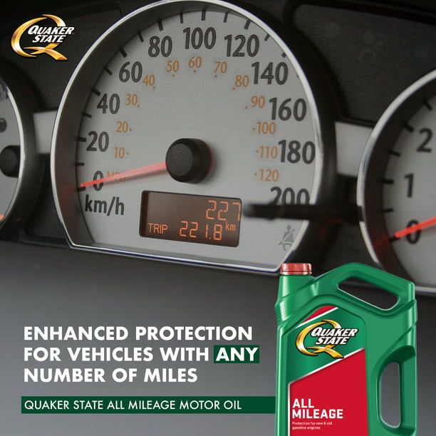 Quaker State All Mileage Synthetic Blend 5W-30 Motor Oil, 5 Quart EasyOptionXY LLC