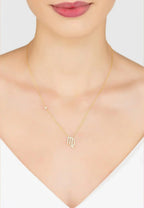 Zodiac Star Sign Pendant Necklace Gold Virgo